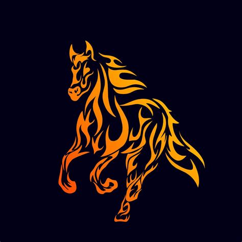 Fire Horse Vector Art, Icons, and Graphics for Free .